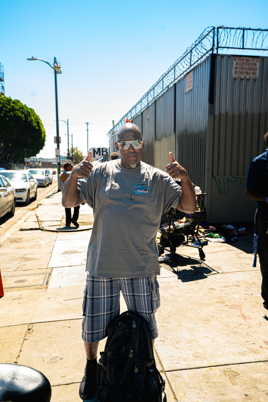 Community member at a PACK Project food drive